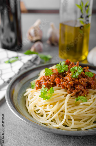 Spaghetti bolognese homemade