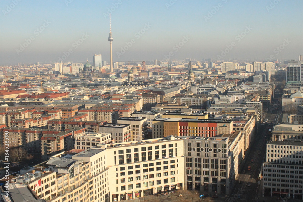 Berlin, Blick über den Leipziger Platz nach Osten