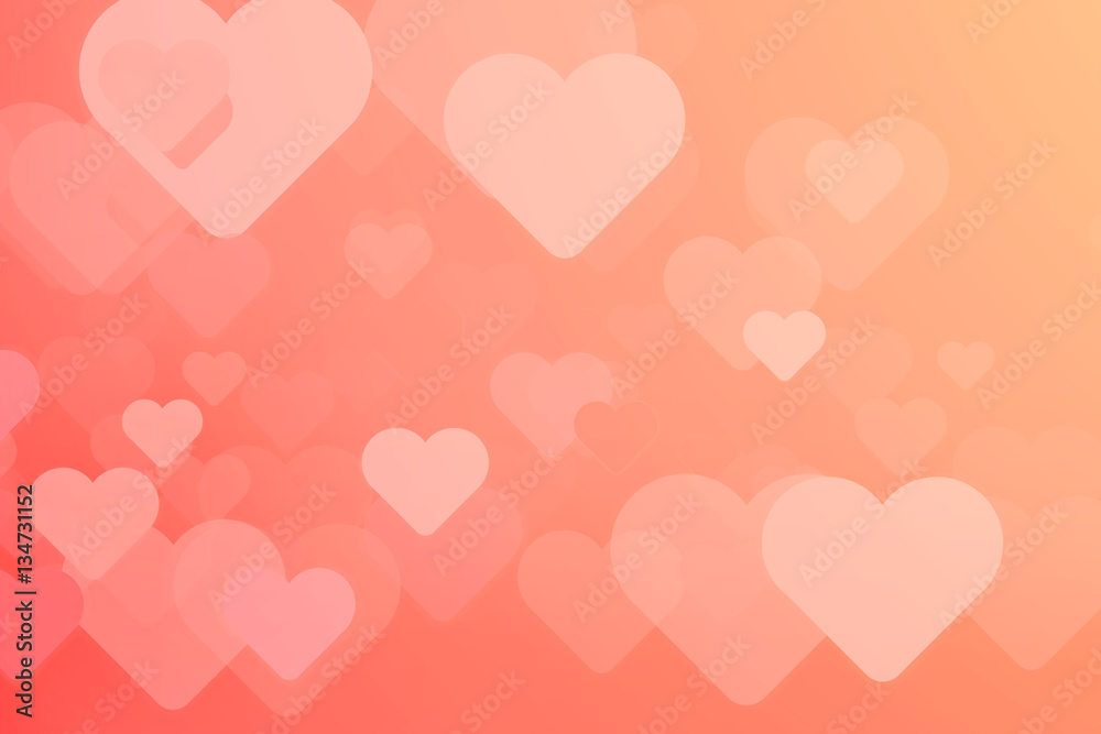 Heart-shaped background