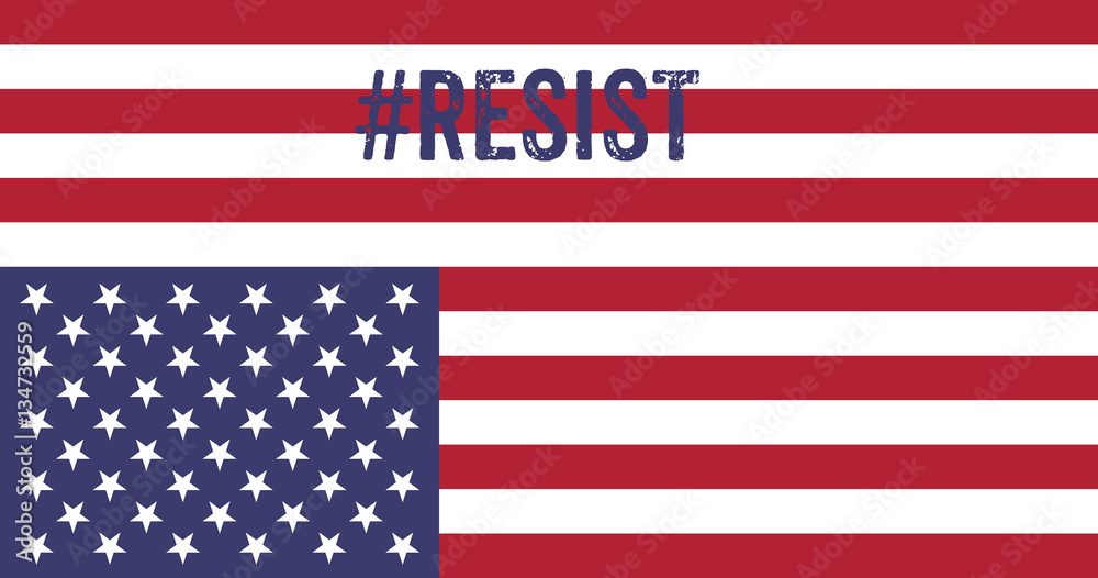 Upside down USA flag, symbolizing distress, with