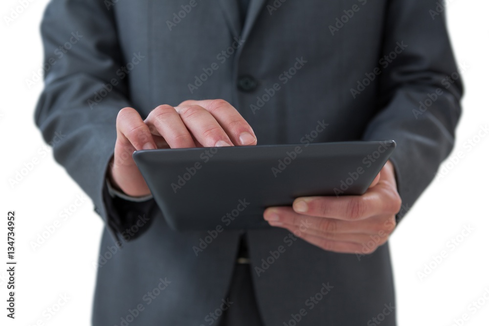 Businessman using digital tablet Businessman using digital tablet