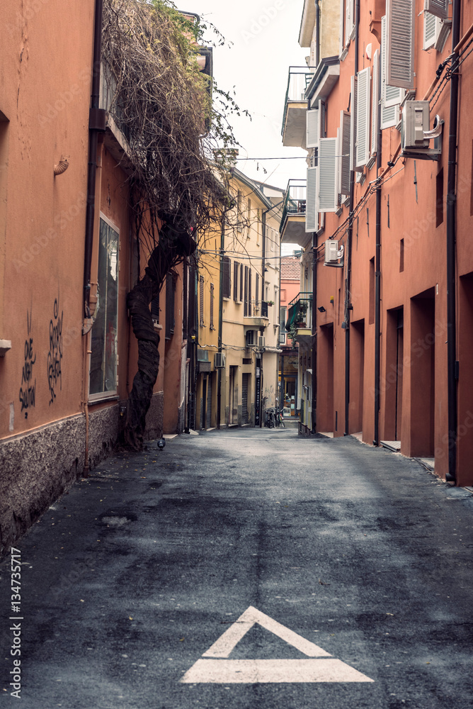 Old street in Rimini