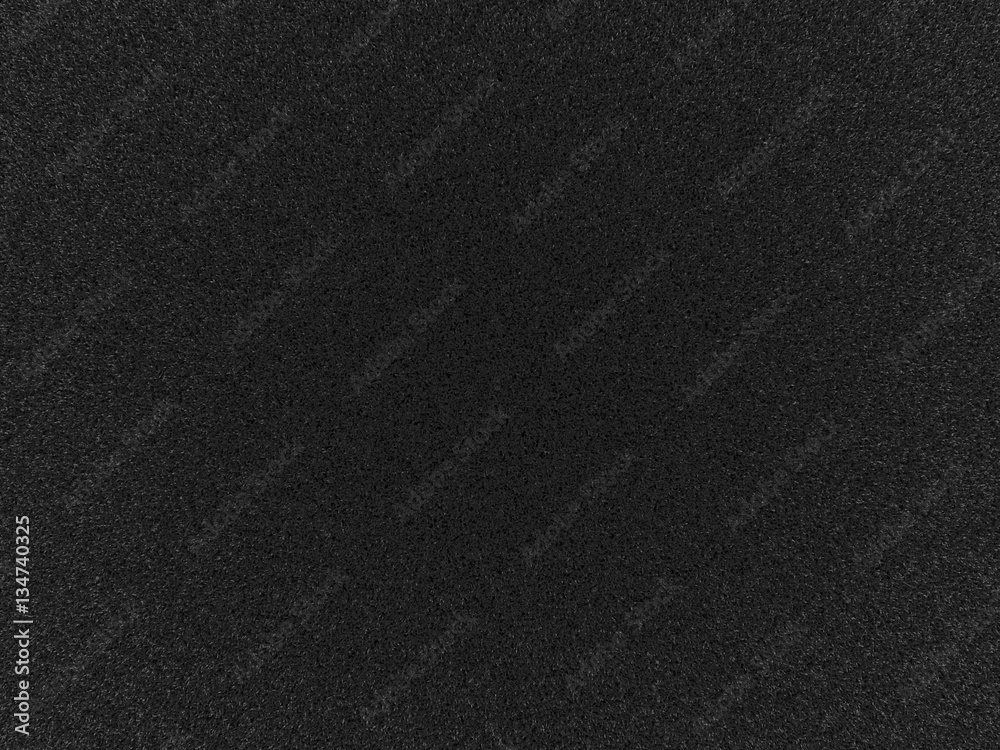 Black carpet texture with short fiber. Graphic illustration. 3d render. Background