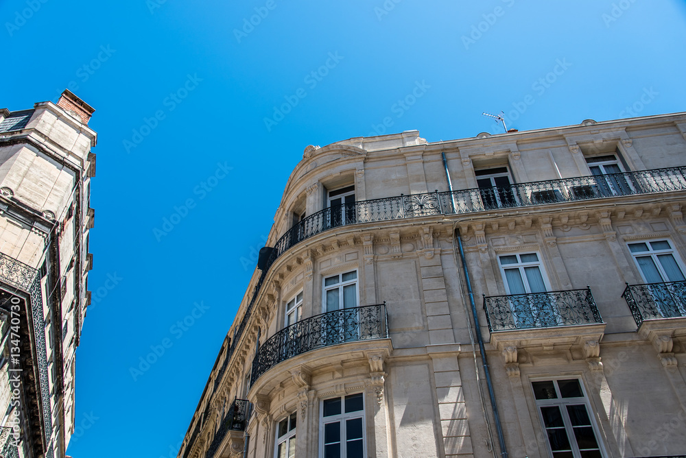 Immeuble haussmanien du centre-ville de Montpellier