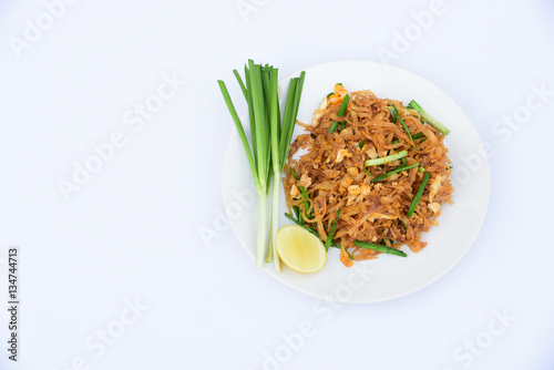 Pad Thai : stir fried noodles with egg 