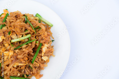 Pad Thai : stir fried noodles with egg 