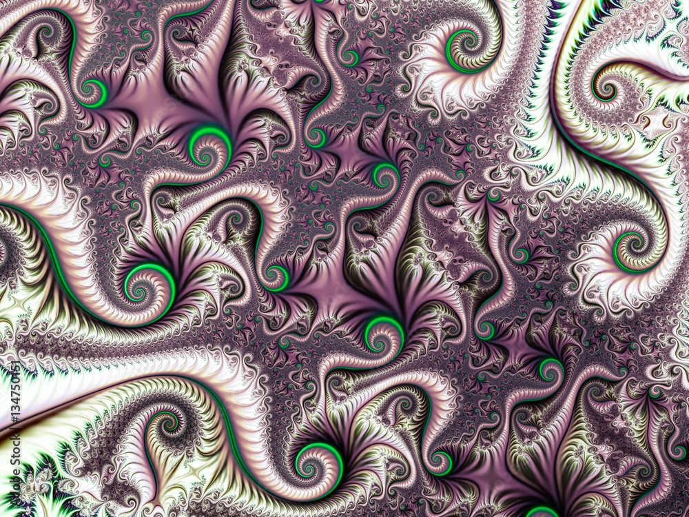 Abstract fractal background computer-generated image Abstract fractal background computer-generated image