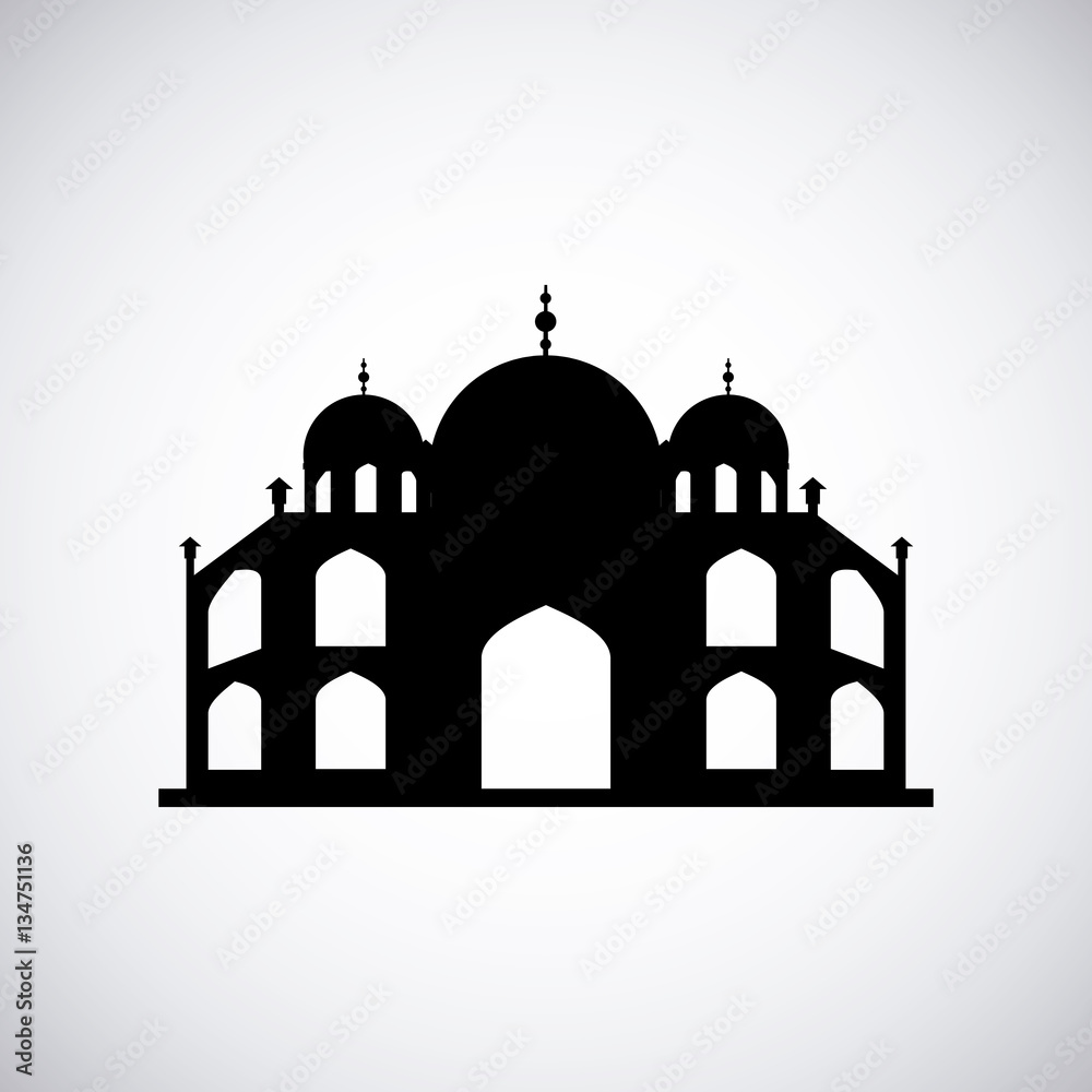st pauls cathedral icon over white background. travel and tourism design. vector illustration