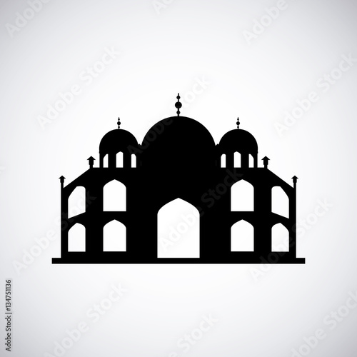 st pauls cathedral icon over white background. travel and tourism design. vector illustration photo