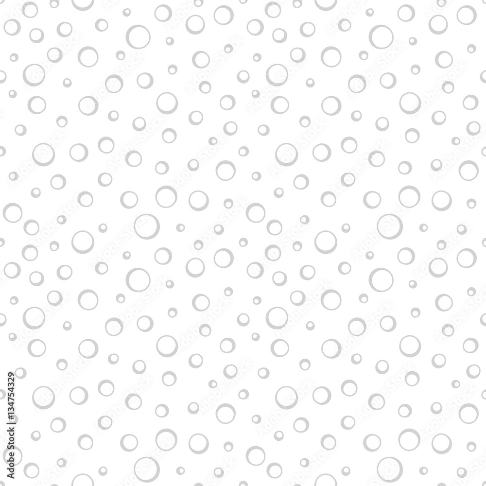 abstract geometric gray deco vector bubbles pattern