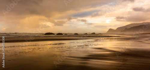 Peaceful Shore on the Oregon Coast 