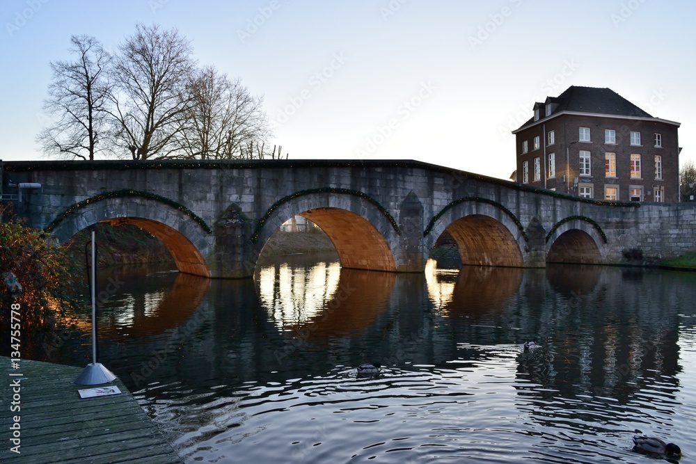 Bridge in Dutch city Roermond