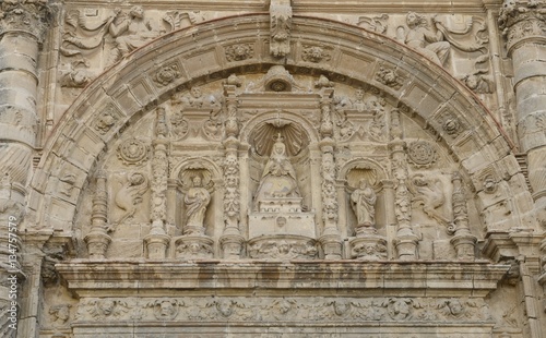 Detail of the Priory Church in The Port of Saint Mary, Spain