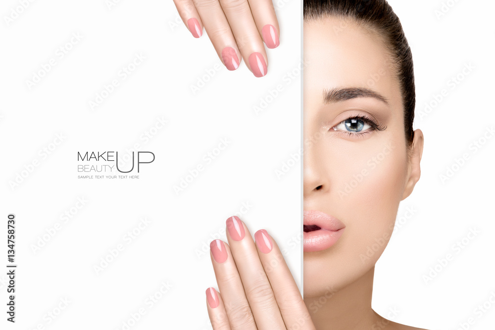 Beauty Makeup and Nail Art Concept foto de Stock Adobe Stock