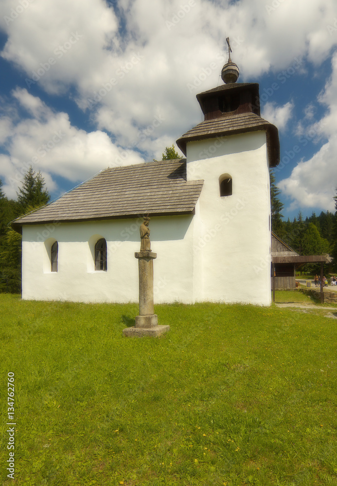 Old rural church in Slovakia