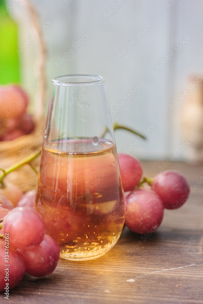 Grape juice in glass Grape juice in glass