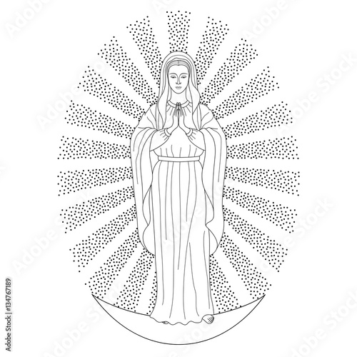 Praying Virgin Mary