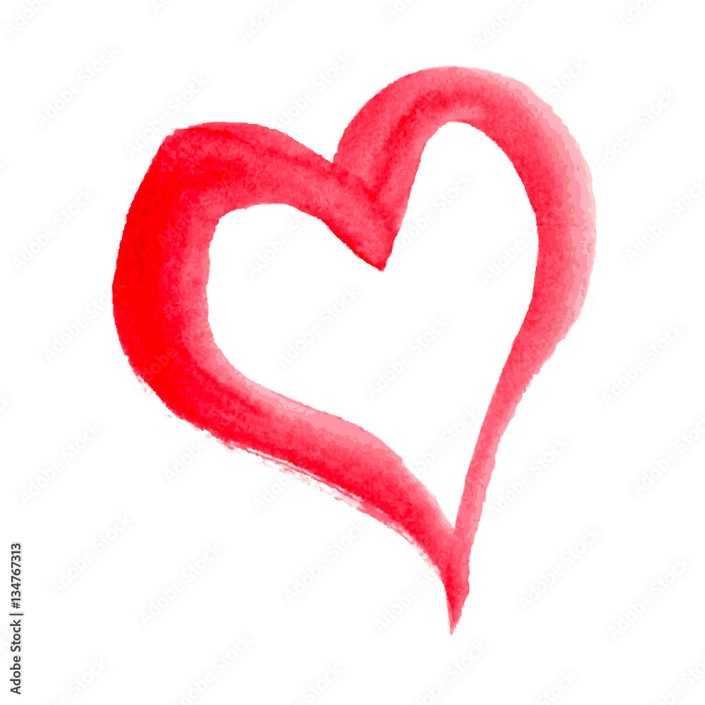 Watercolour HEART Watercolour HEART