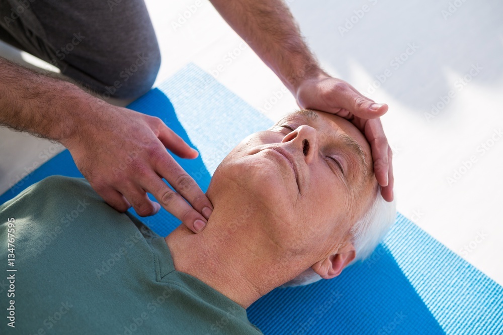 Doctor examining the patient Doctor examining the patient