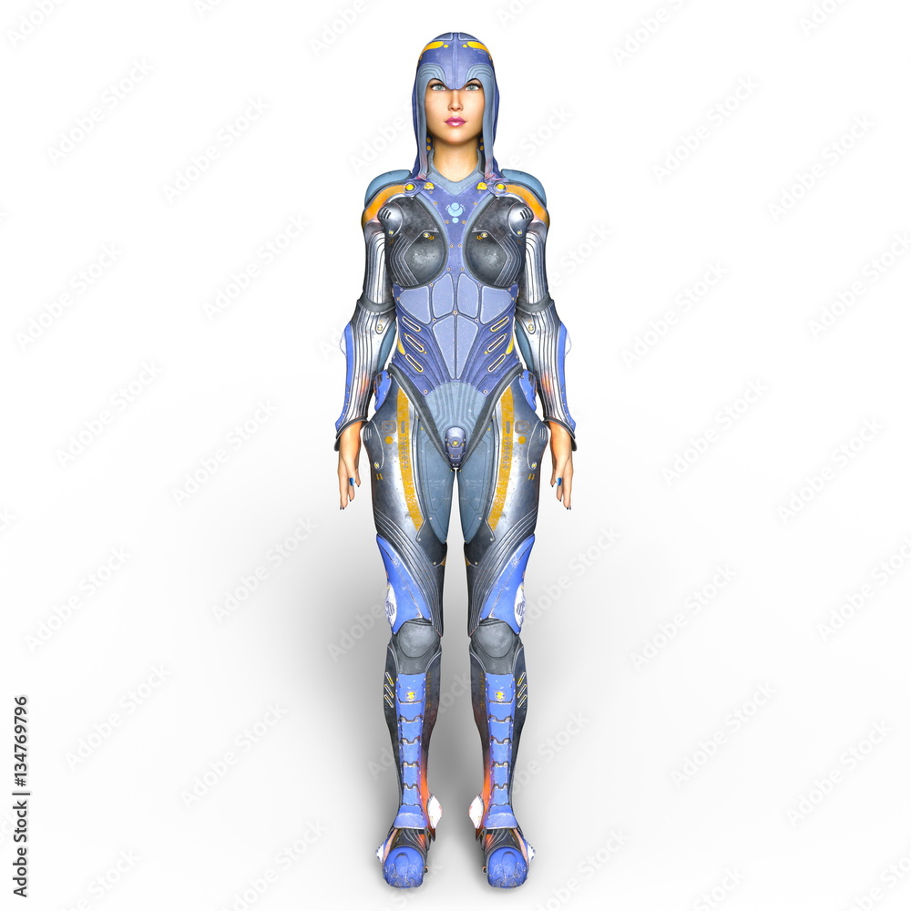 女性サイボーグ