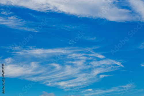 Blue sky background