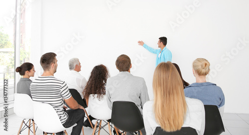 Business training concept. ...