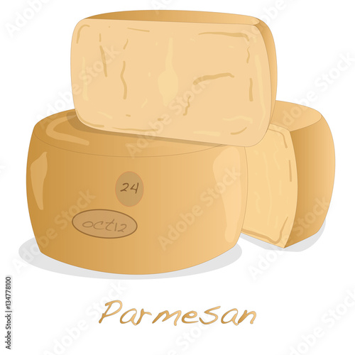 parmesan cheese image isolated artwork