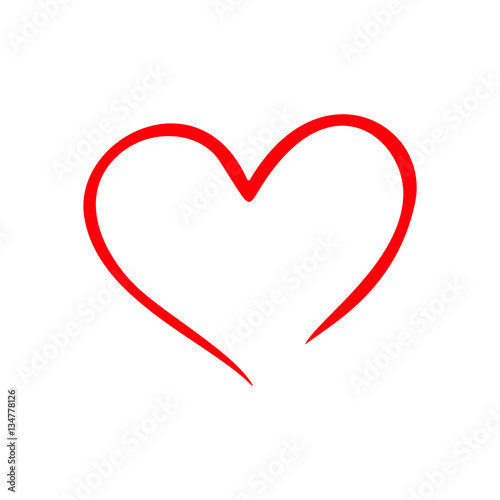 Red hearts set, Valentine day love adult xxl vintage wedding invitation design logo
