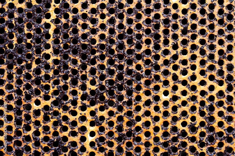 Background of a rusty metal