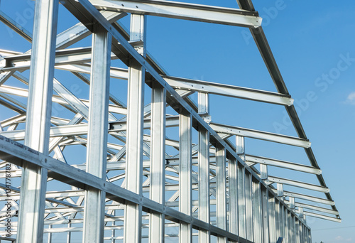 New technology steel frame for construction