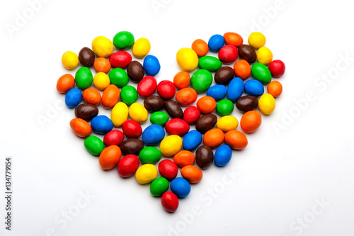 конфеты в форме сердца © masyuk1989