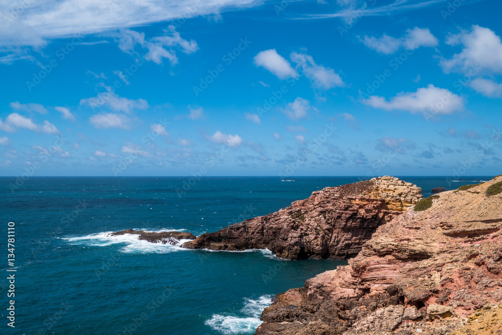 Portugal - Cliffs and Atlantic ocean Portugal - Cliffs and Atlantic ocean