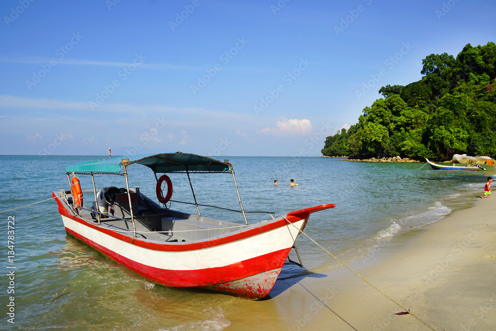 Monkey Beach on Penang Island, Malaysia, Asia