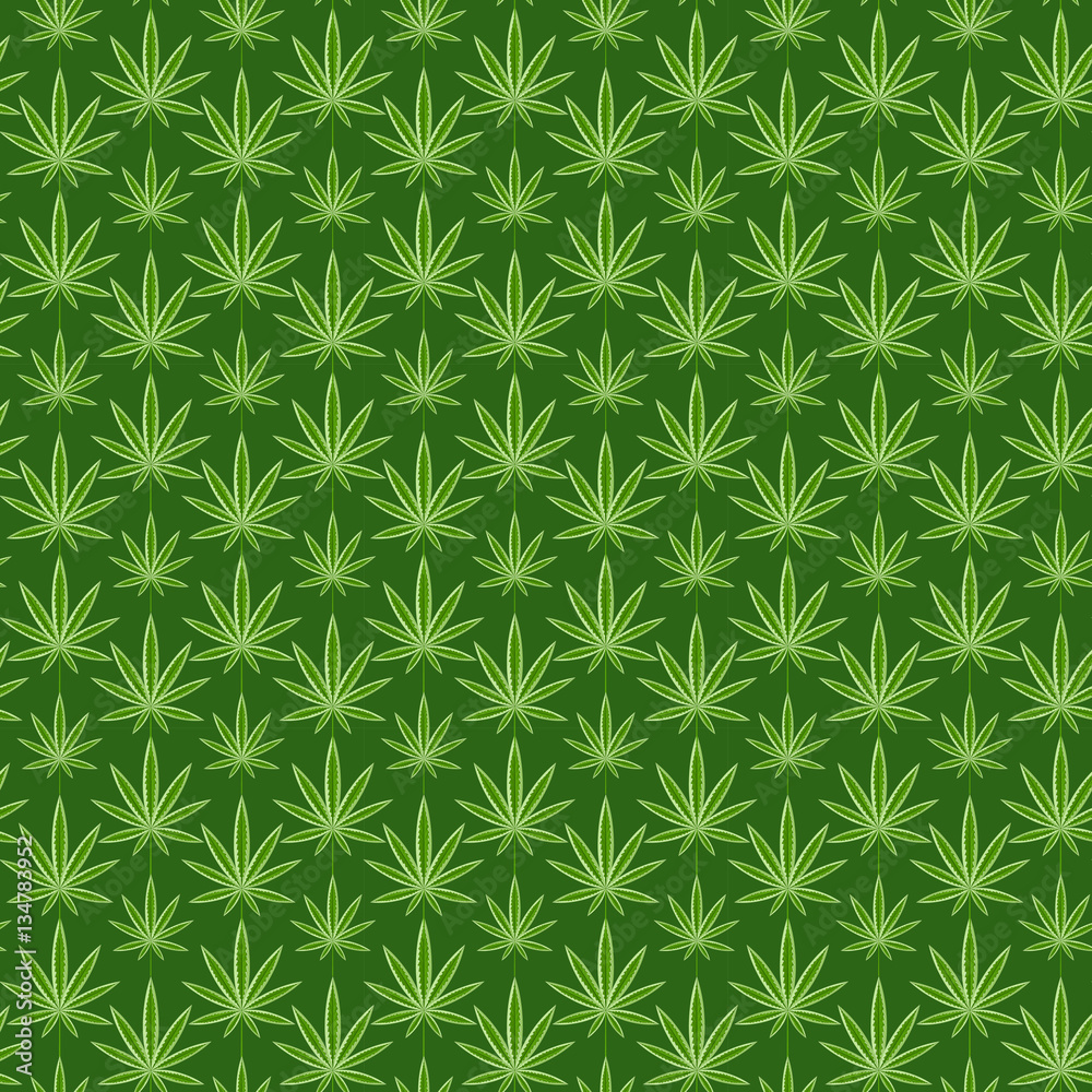 Marijuana background vector seamless patterns Marijuana background vector seamless patterns