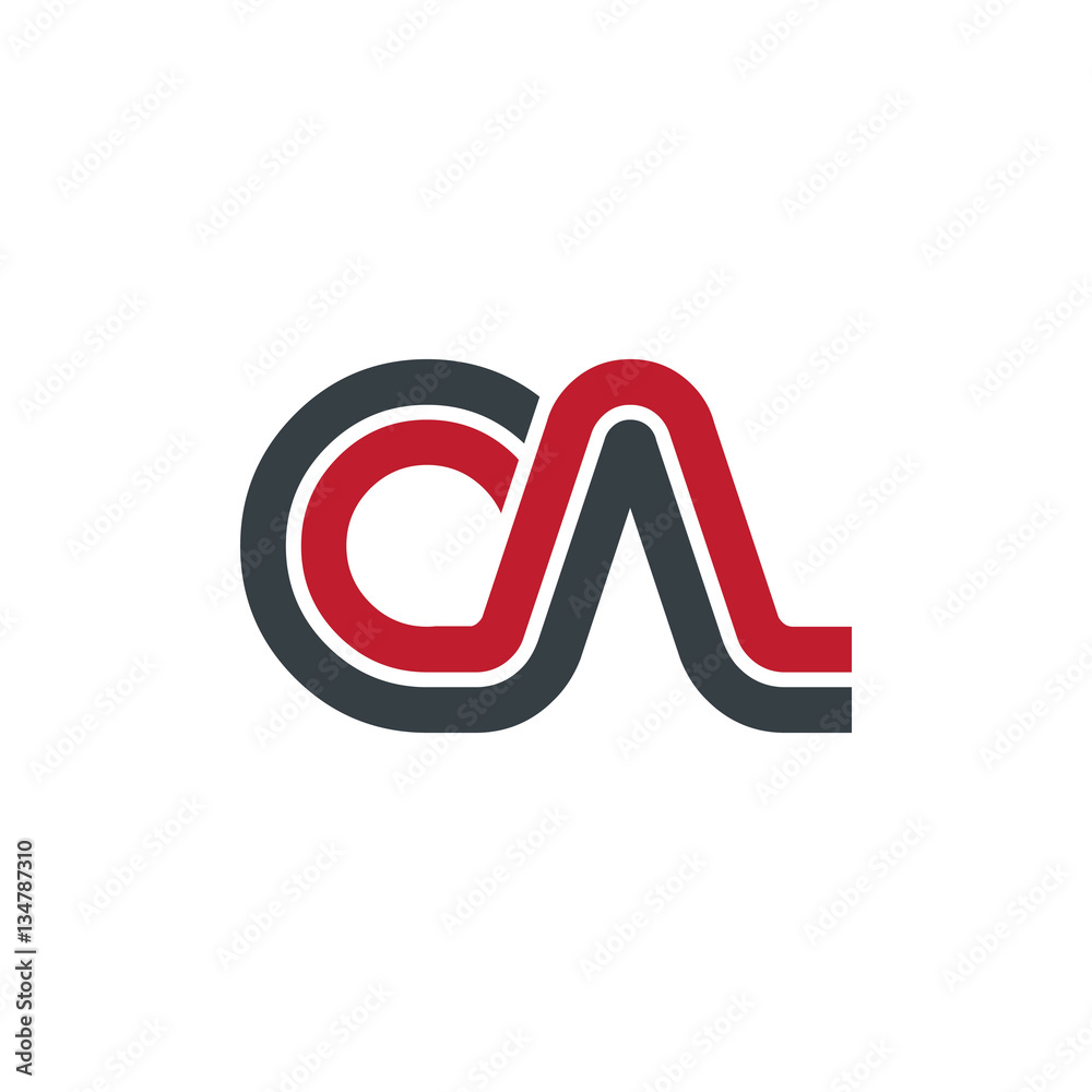 Initial Letter CA OA Linked Design Logo Initial Letter CA OA Linked Design Logo