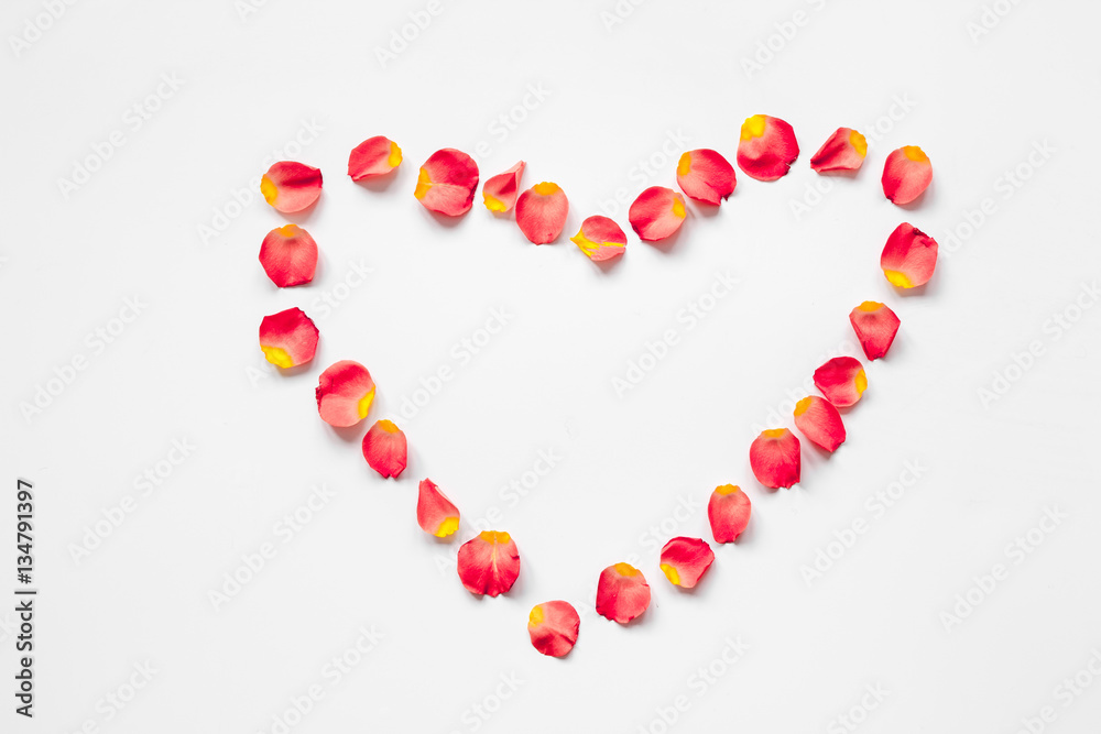concept of Valentine's Day with heart background mock up concept of Valentine's Day with heart background mock up