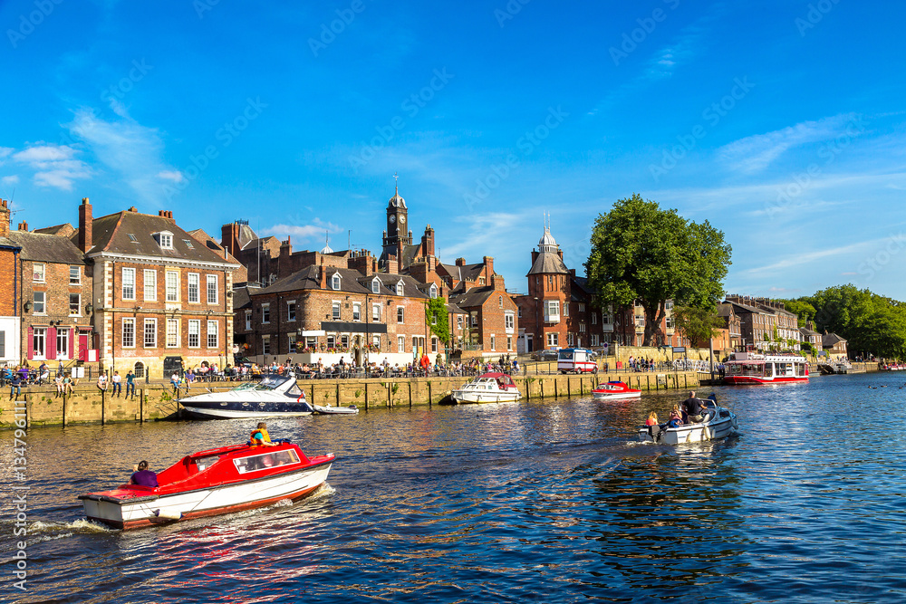 Obraz premium River Ouse in York, England, United Kingdom