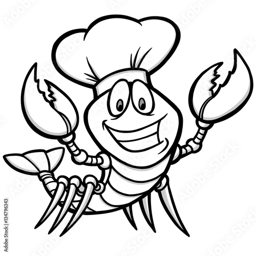 Crawfish Supper Illustration