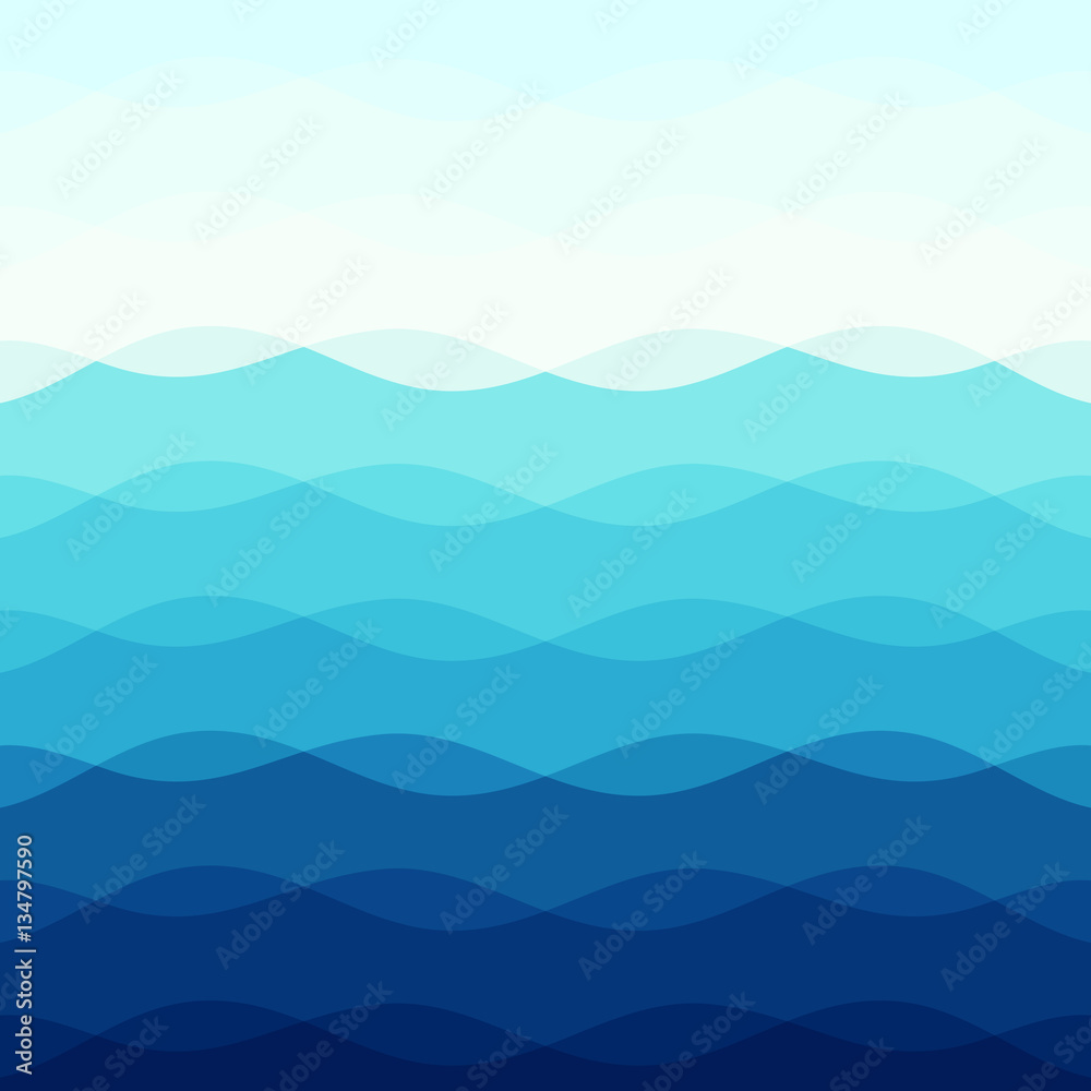 Abstract blue tone background with curve lines