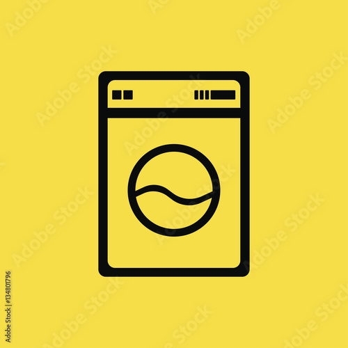 Laundress icon isolated sign symbol. Flat Vector illustration. Can be used for mobile and web design