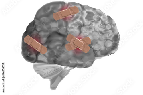 Bandages On Damaged Brain