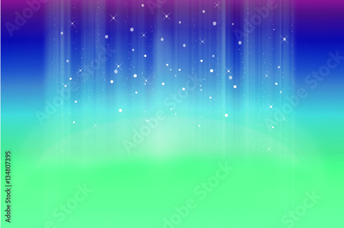 Mystical Background With Stars and Sparkles