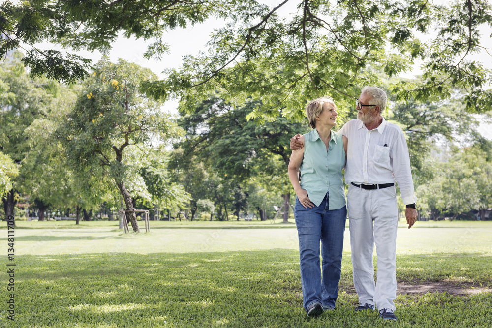 Senior Couple Relax Lifestyle Concept Senior Couple Relax Lifestyle Concept