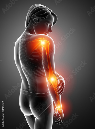 Men Feeling Arm joint pain