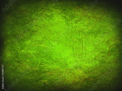 Green army abstract modern texture. Vintage grunde and dirty background with dark corners