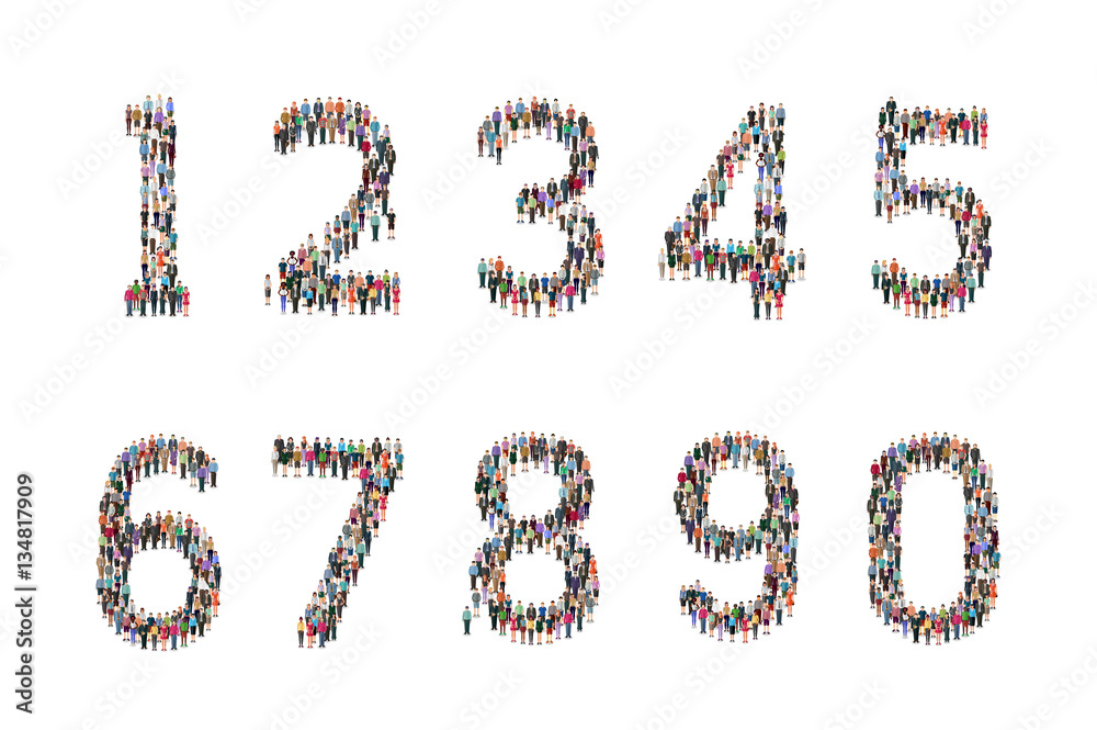 people numbers collection people numbers collection