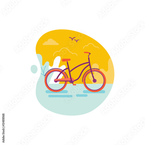 Bicycle - summer concept