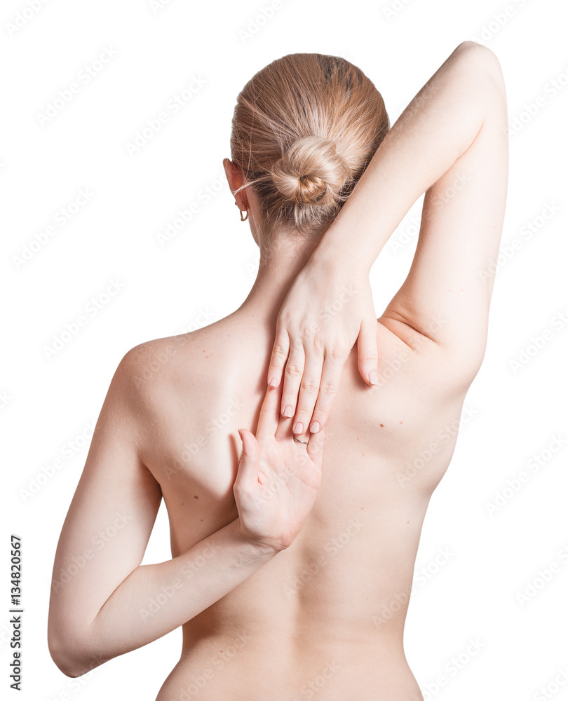 Fototapeta premium Picture of woman from the back.