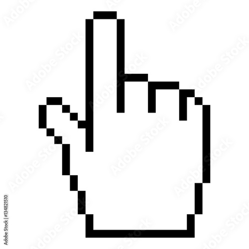 Computer Cursor Hand Indicator Sign