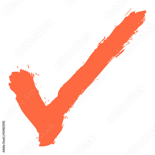 Check Mark Sign Ink Sketch